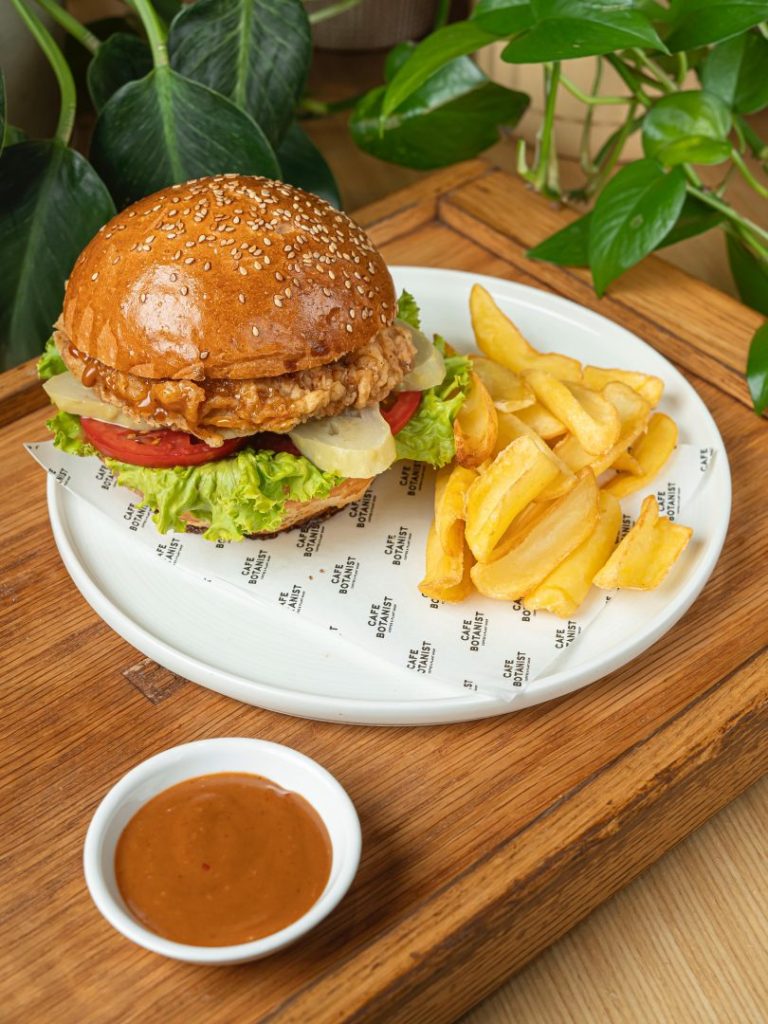 Burger crispy toyuq