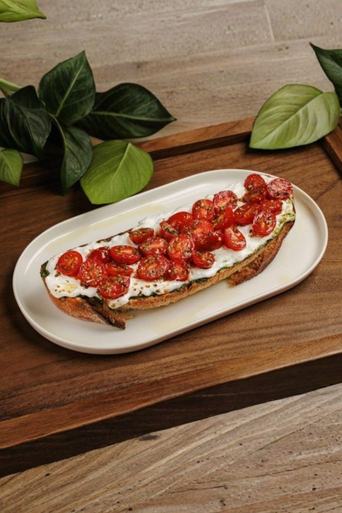 Brusketta stracciatella